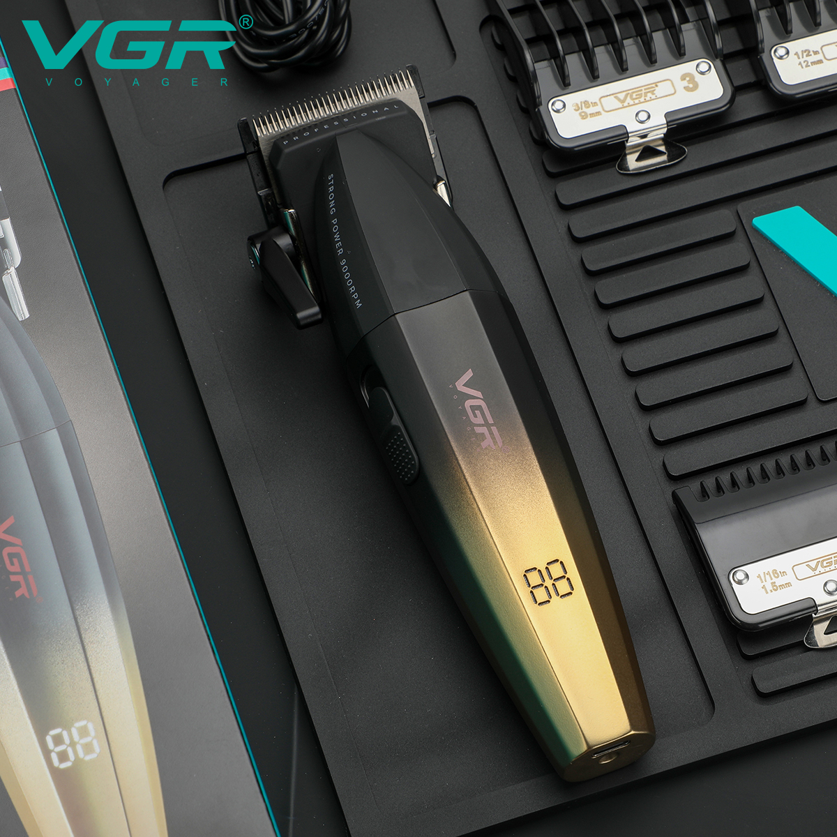 MAQUINA CLIPER PARA CORTAR CABELLO VGR V-003 - Imagen 3