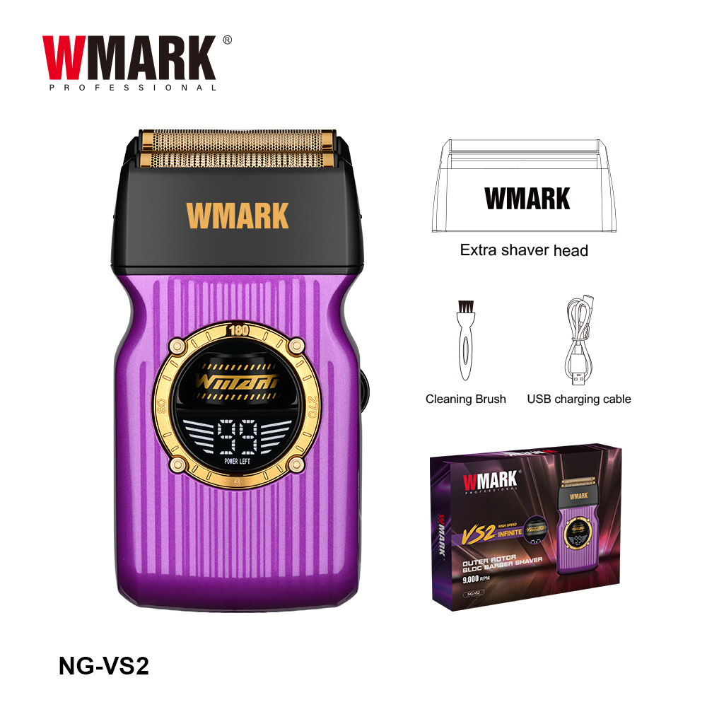 Afeitadora shaver de barbero con rotor exterior WMARK NG-VS2 - Imagen 2