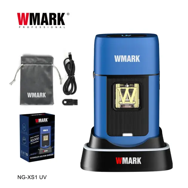 Afeitadora shaver de barbero UV con motor vectorial UV WMARK NG-XS1