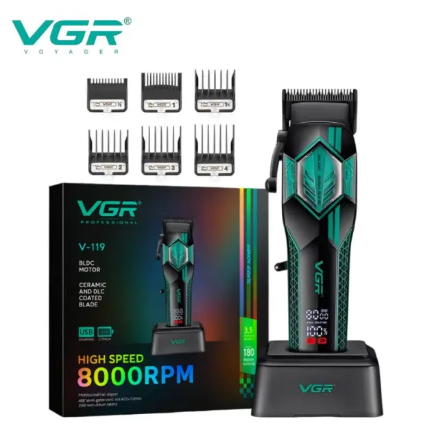 MAQUINA CLIPER PARA CORTAR CABELLO VGR V-119